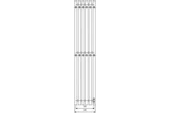 Электрический полотенцесушитель Primoclima Sol Q E Graphite 120*30 6