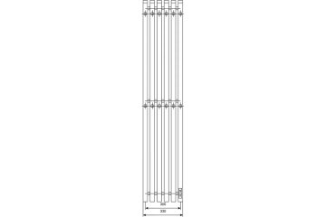 Электрический полотенцесушитель Primoclima Sol Q E Graphite 120*30 6