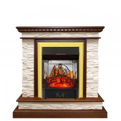 Каминокомплект Royal Flame Calgary с очагом Majestic FX M Brass