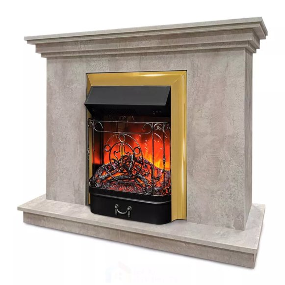 Изображение товара Каминокомплект Электрокамин Хорошие Камины Марс с очагом RealFlame Majestic Lux BR S