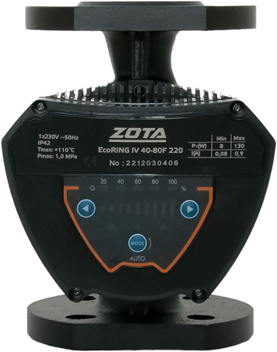 Циркуляционный насос Zota EcoRING IV 40-80F 220 — фото 1