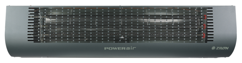 Электрическая тепловая завеса Zilon ZVV-1.5E9T 4.0 в исполнении RAL 7016