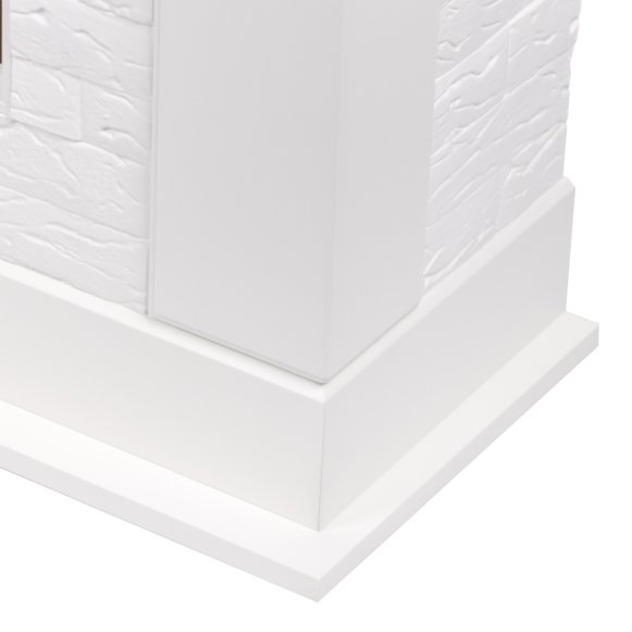 Каминокомплект Firelight Prestigio 25 с очагом Electrolux EFP/P-2520LS камень белый/шпон белый дуб