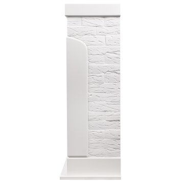 Каминокомплект Firelight Prestigio 25 с очагом Electrolux EFP/P-2520LS камень белый/шпон белый дуб