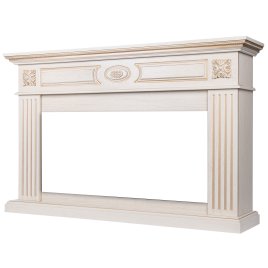 Портал Firelight Siena 42/40/36 слоновая кость с золотой патиной