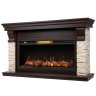 Каминокомплект Royal Thermo Aurora RTFP/P-AR40LS + портал Firelight Michigan 40 камень мол шпон т.дуб