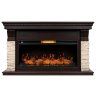 Каминокомплект Royal Thermo Aurora RTFP/P-AR40LS + портал Firelight Michigan 40 камень мол шпон т.дуб
