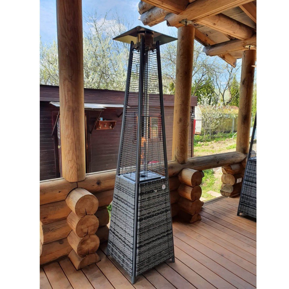 Уличный газовый обогреватель WWT 13I Rotang Grey Mini 1.8m — фото 6