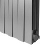 Биметаллический радиатор отопления Royal Thermo PianoForte 500 8 секций Silver Satin