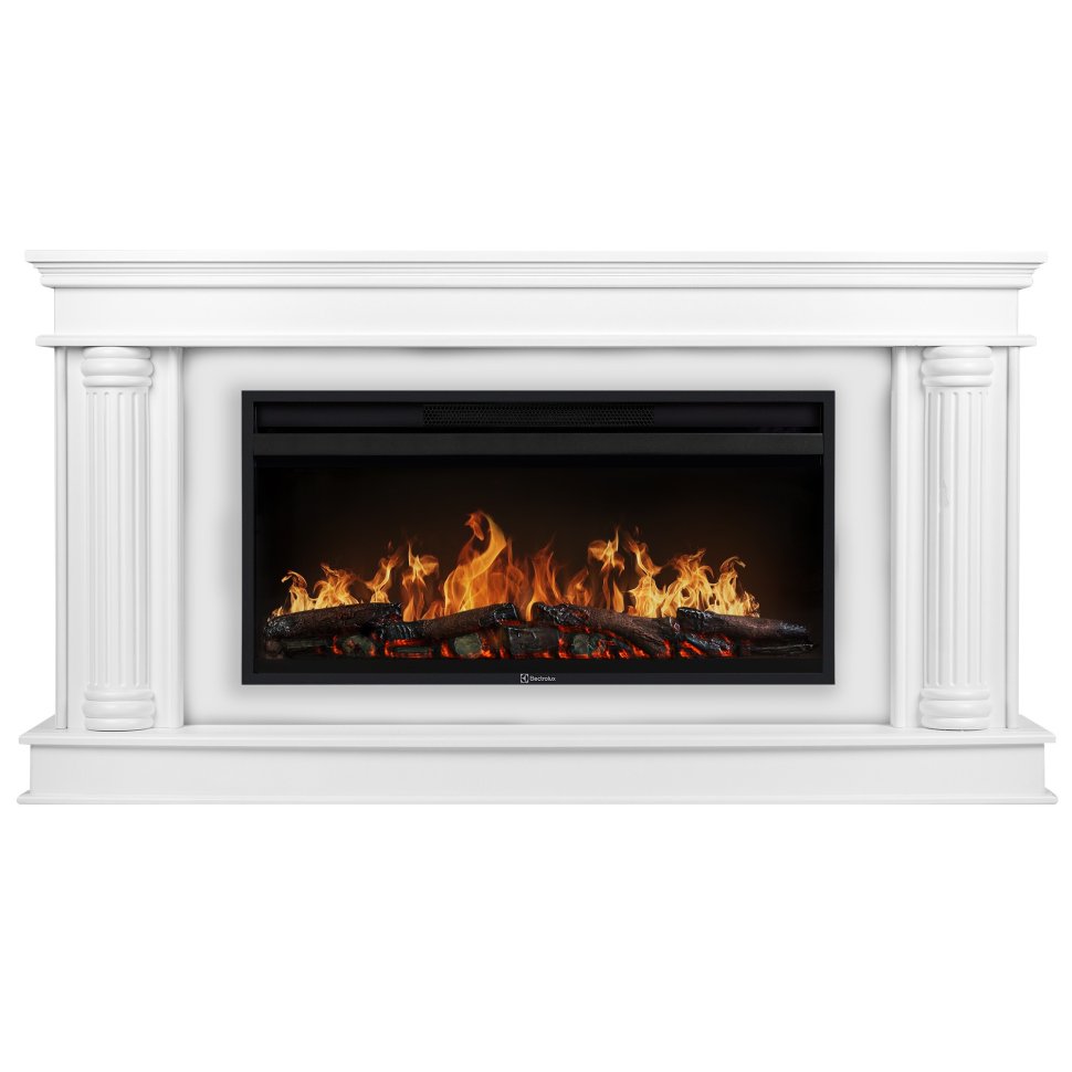 Каминокомплект Firelight Olympia 42/40/36 + очаг Electrolux EFP/P-4220LS белый — фото 1