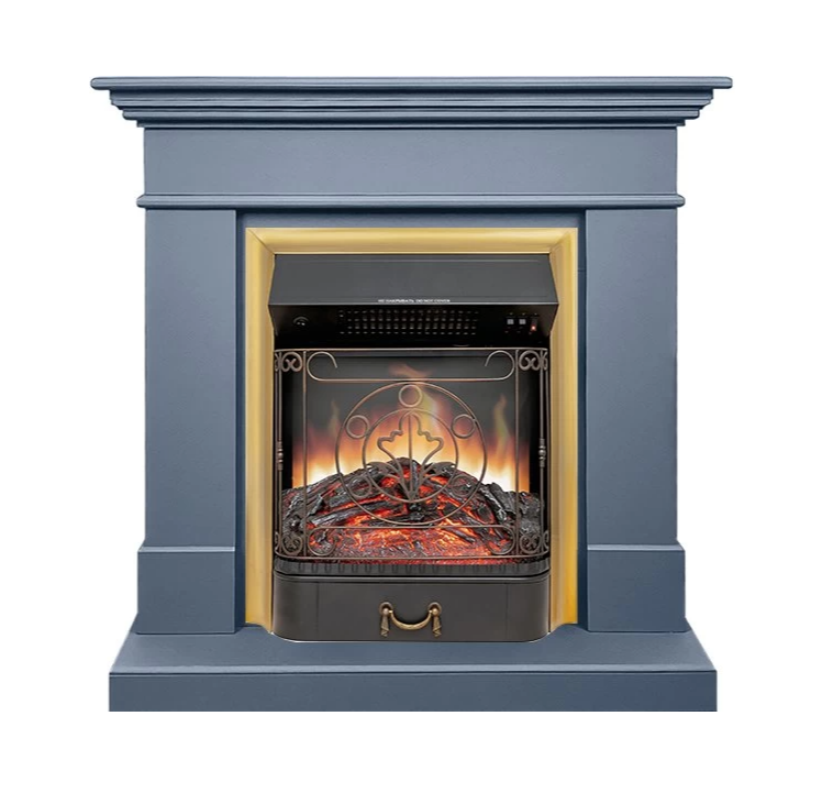 Каминокомплект Royal Flame California STD CRM (Разборный) с очагом Majestic FX Brass санд антрацит — фото 1