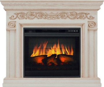Каминокомплект Royal Flame Athena слоновая кость с патиной с очагом Vision 23 EF LED FX