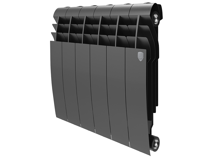 Биметаллический радиатор отопления Royal Thermo BiLiner 350 4 секции Noire Sable Биметаллический радиатор отопления Royal Thermo BiLiner 350 4 секции Noire Sable