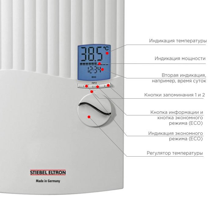 Проточный электрический водонагреватель Stiebel Eltron PER 18 / 21 / 24 — фото 3