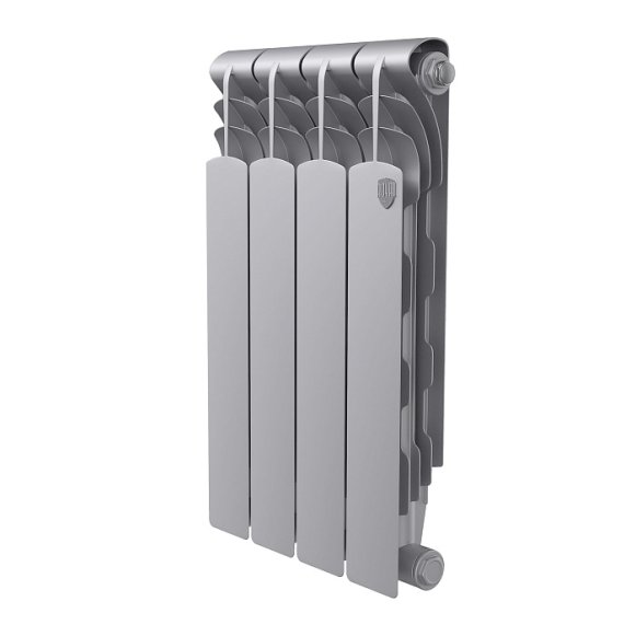 Изображение товара Биметаллический радиатор отопления Royal Thermo Revolution Bimetall 500 2.0 4 секции Silver Satin