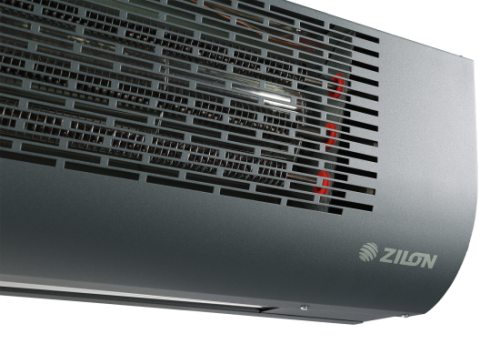 Электрическая тепловая завеса Zilon ZVV-2E12T 4.0 в исполнении RAL 7016
