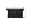 Внутрипольный конвектор Royal Thermo Atrium 110/200/1200-DG-U-NA