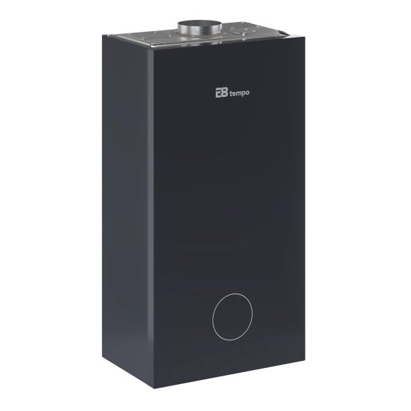Настенный газовый котел E8 tempo GHA24W (стеклянная панель серый графит)