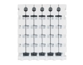 Алюминиевый радиатор отопления Fondital 500/100 Exclusivo D3 Plus 6 секций