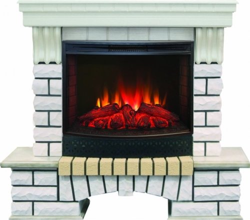 Каминокомплект RealFlame Country 25/25,5 WT с очагом Evrika 25,5 LED