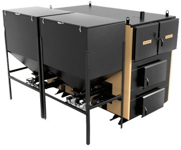 Напольный твердотопливный котел Koloss Pro Avto 250