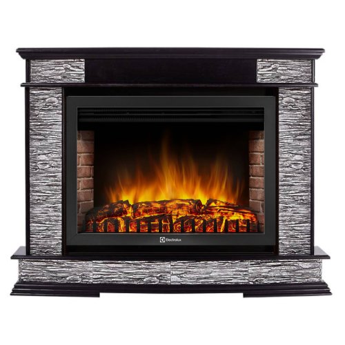 Каминокомплект Firelight Scala 30 с очагом Electrolux EFP/P-3020LS сланец скалистый серый/шпон венге — фото 1