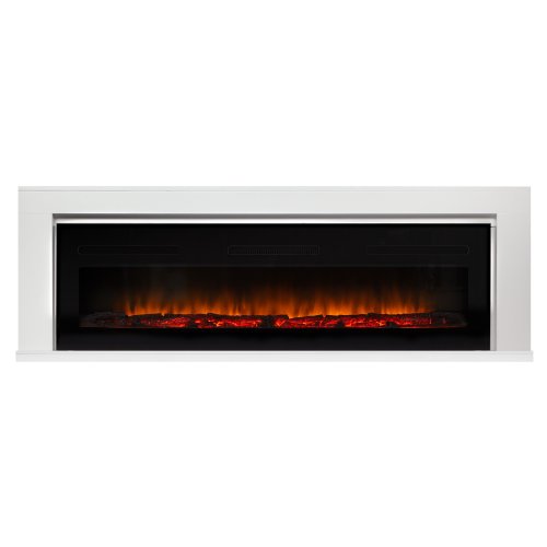 Каминокомплект Firelight Simple Long с очагом Electrolux Infinity EFP/P-1600ULS белый — фото 1