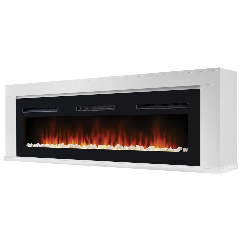 Каминокомплект Firelight Simple Long с очагом Electrolux Infinity EFP/P-1600ULS белый — фото 2