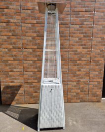 Уличный газовый обогреватель WWT 13I Rotang White Mini 1.8m