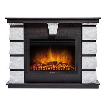 Каминокомплект Electrolux EFP/P-2520LS N портал Excalibur 25 камень белый