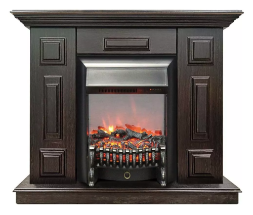 Каминокомплект Хорошие Камины Юпитер с очагом RealFlame Fobos Lux BL S венге — фото 1
