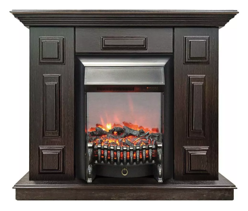 Каминокомплект Хорошие Камины Юпитер с очагом RealFlame Fobos Lux BL S венге — фото 1