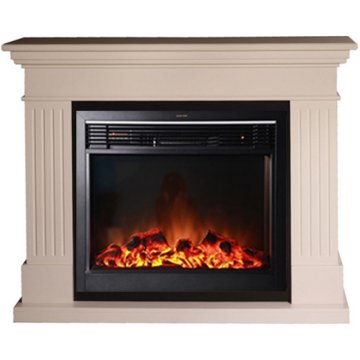 Каминокомплект Interflame Римини бежевый с очагом Jupiter FX M Black