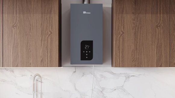 Настенный газовый котел E8 tempo GHB24W (серая металлическая панель)