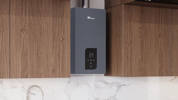 Настенный газовый котел E8 tempo GHB24W (серая металлическая панель)