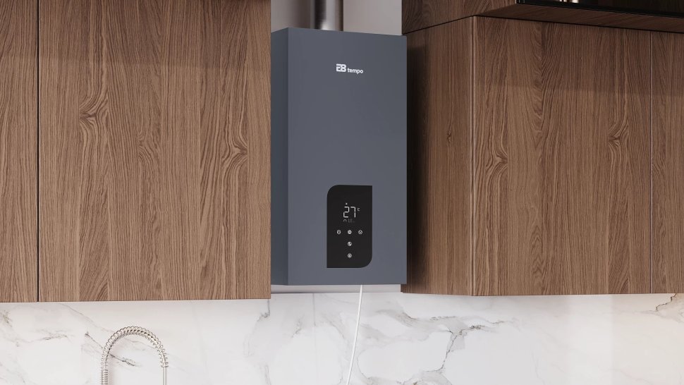 Настенный газовый котел E8 tempo GHB24W (серая металлическая панель) — фото 12