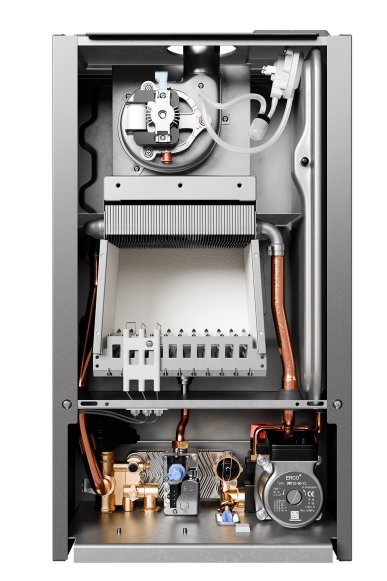 Настенный газовый котел E8 tempo GHB24W (серая металлическая панель)