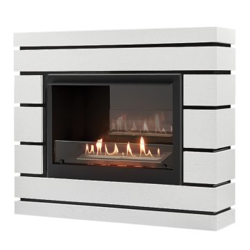Каминокомплект Firelight Moderno 25 с очагом BFP/P-2520 шпон белый дуб