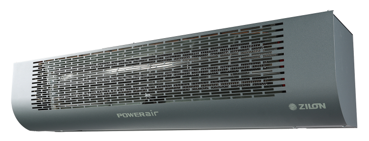 Электрическая тепловая завеса Zilon ZVV-2E24T 4.0 в исполнении RAL 7016