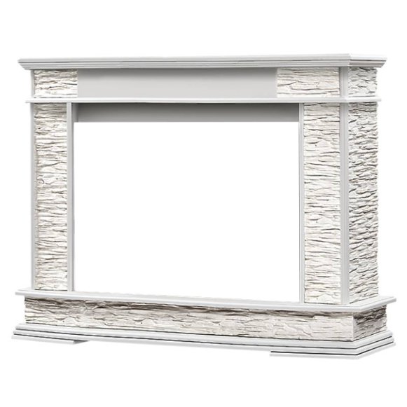 Портал Firelight Scala 30 сланец скалистый белый/шпон белый дуб