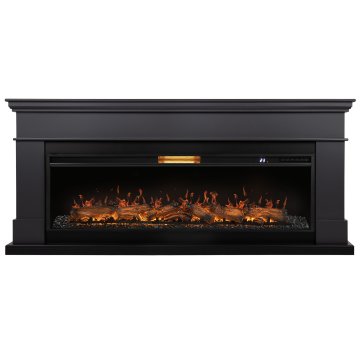 Каминокомплект Royal Thermo Aurora RTFP/P-AR60LS + портал Firelight California 60 G графит