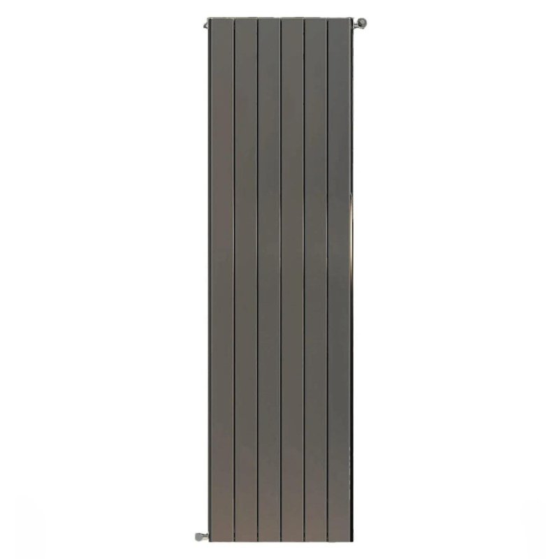 Алюминиевый радиатор отопления Stout SRA-1120-18000806 Sebino 1800 6 секций универсальное подключение серый