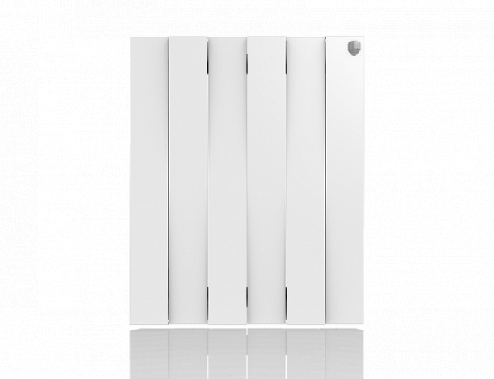 Биметаллический радиатор отопления Royal Thermo PianoForte 500 VD 6 секций Bianco Traffico — фото 1