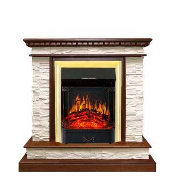 Каминокомплект Royal Flame Calgary с очагом Majestic FX Brass