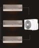 Мульти сплит-система на 3 комнаты 35+35+35 м2 AURUS ADI/in-12HN8/GOLD*3/ADMI/out-36H4N8 D Series