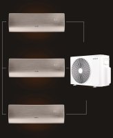 Мульти сплит-система на 3 комнаты 35+35+35 м2 AURUS ADI/in-12HN8/GOLD*3/ADMI/out-36H4N8 D Series