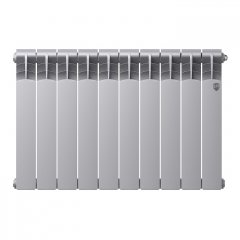 Биметаллический радиатор отопления Royal Thermo Revolution Bimetall 500 2.0 10 секций Silver Satin