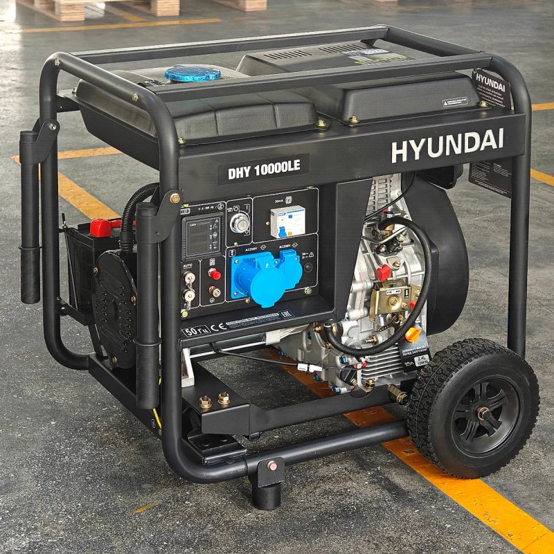 Дизельный электрогенератор Hyundai DHY 10000LE