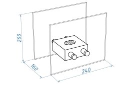 Настольный биокамин Lux Fire Лондон S КН-0017S-01
