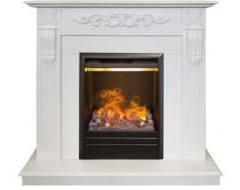 Каминокомплект RealFlame Dominica STD/EUG WT с очагом 3D Olympic